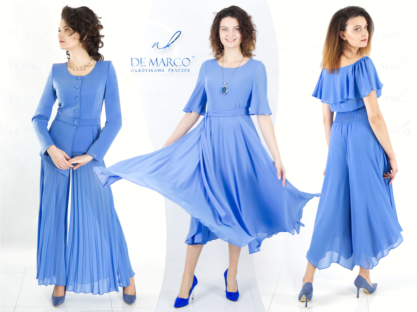 A fashionable colour! Exclusive styling in Egyptian blue